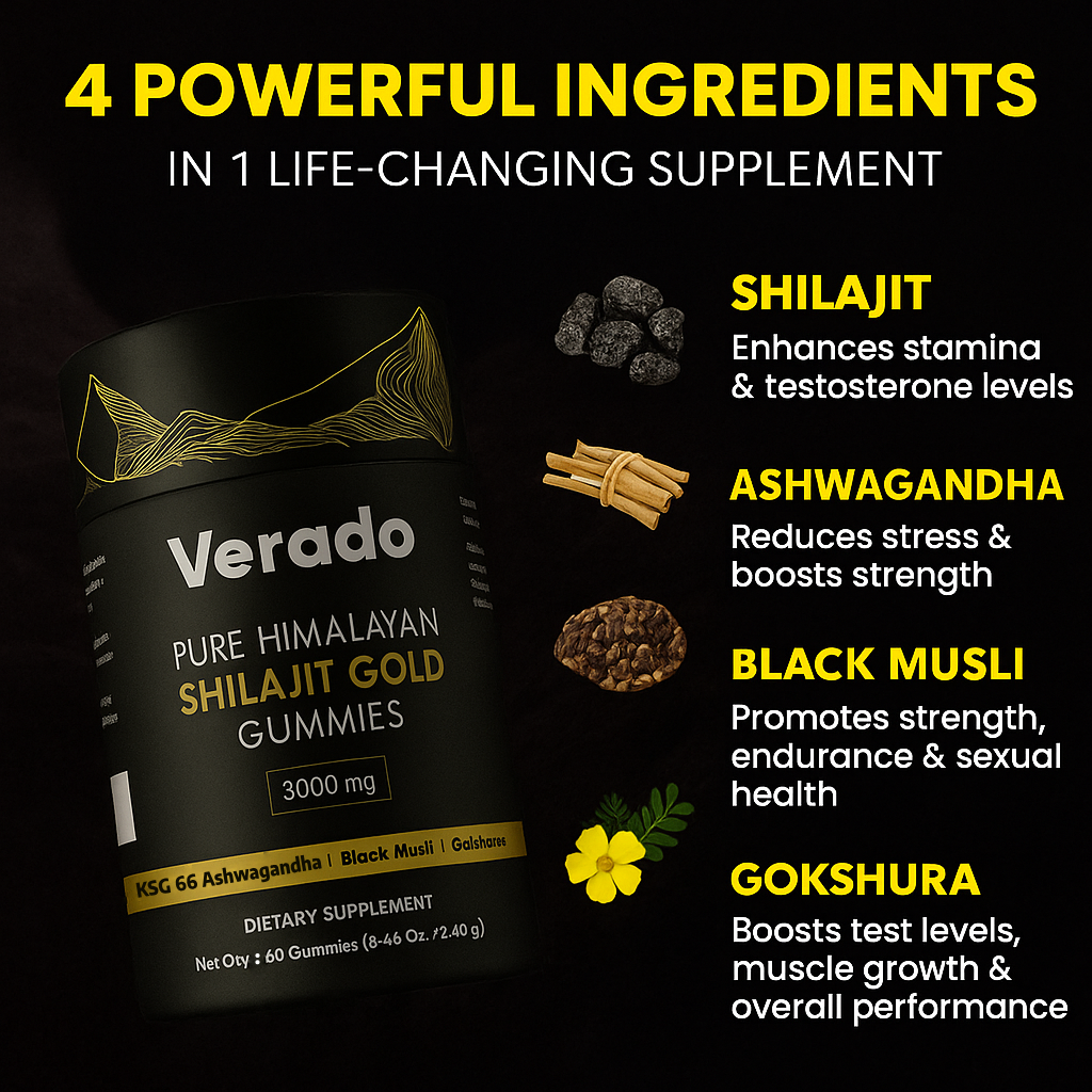 Verado® Pure Shilajit Gummies