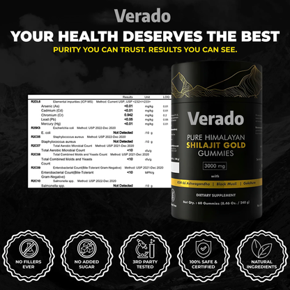Verado® Pure Shilajit Gummies